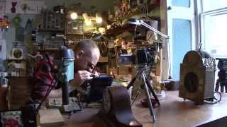 Third generation Clockmaker Steve Fletcher at Clock Workshop Witney UKClock and Watch Repairs [upl. by Novyar]