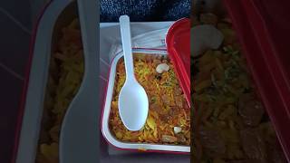 Travel with gulf Air in meal I got testy chicken biryani gulfairlines gulfair chickenbiryani [upl. by Kannan]