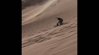 Sandboarding in San Pedro de Atacama chile sandboarding sanpedrodeatacama [upl. by Anitra818]