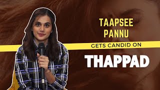 THAPPAD  Taapsee Pannus EXCLUSIVE interview [upl. by Sutherland]