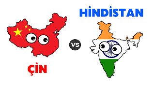 Çin vs Hindistan  Savaş Senaryosu  Müttefikler [upl. by Saphra]