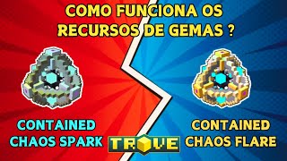 Como USAR CONTAINED CHAOS SPARK e CONTAINED CHAOS FLARE Trove  PTBR [upl. by Siraj]