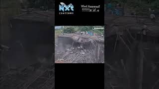 Shuttering collapse during construction shortvideos fails nxtcoatings siteinsights viralvideo [upl. by Htennek]