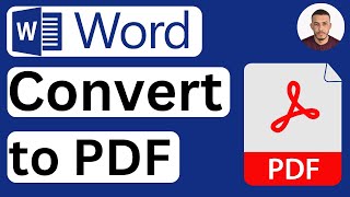 How to Convert Microsoft Word to PDF File  Easy to Follow [upl. by Cressi]