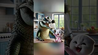 Cat cute Crocodile Becomes Decorative Lamp Monkey Snake Frog cat kucing funny [upl. by Mecke6]