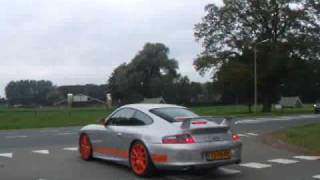 Porsche 996 GT3 Clubsport powerslide acceleration [upl. by Airamas409]