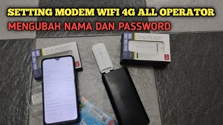 Cara mengubah nama dan password modem wifi 4G LTE all operator  pasang wifi sendiri [upl. by Rollie735]