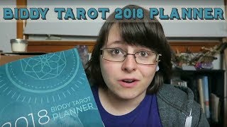 Biddy Tarot Planner 2018  First Impressions  Mini Flip Through [upl. by Omlesna]