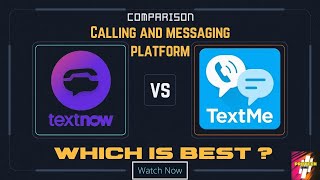 Textnow Sign Up Problem VS TextMe App Free Number [upl. by Werna]