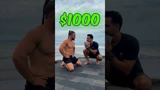 1000 Planche Pushup Challenge 💰 Can andrystrong1 Handle the HEAT 💪🔥 [upl. by Drawyah]