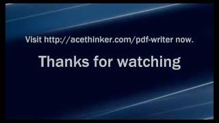 Edit PDF with AceThinker PDF Writer [upl. by Nelia833]