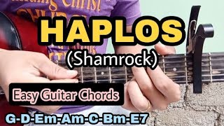 HAPLOS  Shamrock Easy Guitar Chords Guitar Tutorial [upl. by Eninnej]