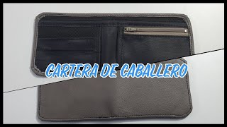 Cartera para caballero paso a paso  Curso de carteras y bolsas [upl. by Martineau]