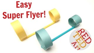 1 BEST Paper Plane  Circle Paper amp Straws Airplane  DIY Paper Toys STEM [upl. by Hayman449]