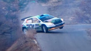 WRC Rallye Monte Carlo 2023  CRAZY Limits Flat Out and Atmosphere [upl. by Ardnaeed]