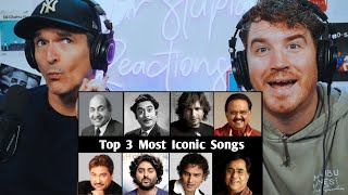 Top 3 Most Iconic Songs By Each Indian Singer  REACTION [upl. by Ahsenor]