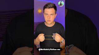 Rubber band magic tricks challenge ❔😱❓magic trending ytshorts ytshorts [upl. by Molini]