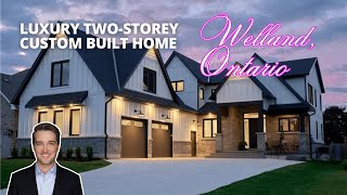 Luxury Home Tour  16 Million  Custom Built Home in Welland Ontario  Property Tour [upl. by Ainolloppa]