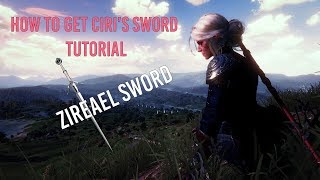 How to get Ciris sword Zireael Tutorial  The Witcher 3 Wild Hunt PS4 XBOX PC [upl. by Llebasi]