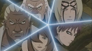 NarutoMadara vs Five Kages [upl. by Llenrahs]