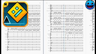 Stereo Madness from Geometry Dash  Musescore Cover [upl. by Redmund]