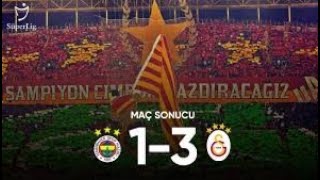 FENERBAHCE 1  3 GALATASARAY DERBI SONU YORUMU [upl. by Ssegrub661]