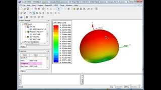 draw a 3D radiation pattern HFSS [upl. by Eiknarf]