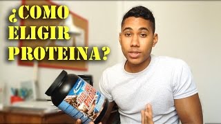 como elegir proteína en polvo según mis necesidades [upl. by Eninahs]