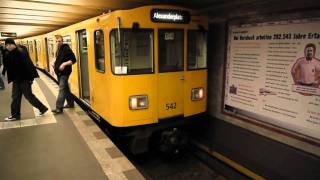 UBahn Berlin Bahnhof Alexanderplatz U2 1080p [upl. by Oirevlis]