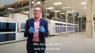 Digital Factory Tour through the Meyer Burger solar cell and module production in Germany [upl. by Dnalyar]