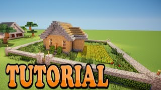 Minecraft Como Hacer una Casa de campo bonita y sencillaquot  Tutorial de Construccion [upl. by Ardnekan]