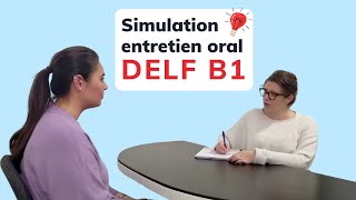 DELF B1  Speaking Test Simulation  Exercise 1 [upl. by Grubman]