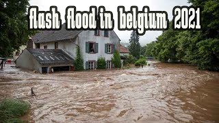 Severe Weather flash flood in belgium 2021  inondations verviers [upl. by Leunad]