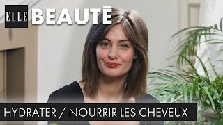 Hydrater ou nourrir ses cheveux ┃ELLE Beauté [upl. by Oirromed]