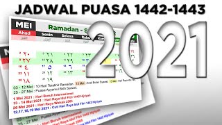 Jadwal Puasa Sunnah amp Wajib 2021 [upl. by Haisa]