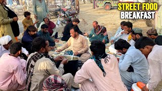 STREET FOOD BEEF KORMA ON THE GROUND II DESI BREAKFAST [upl. by Eikciv]