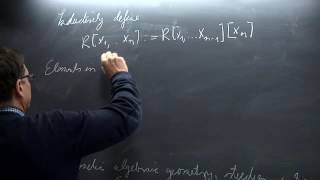 Algebraic Geometry  Lothar Göttsche  Lecture 01 [upl. by Enalahs]