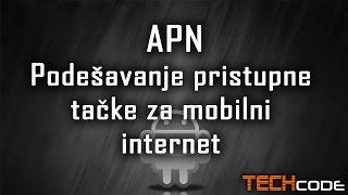 Kako podesiti pristupnu tačku za mobilni internet APN [upl. by Auqinu]