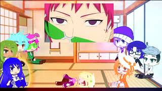 saiki k y sus amigos reaccionan a saiki [upl. by Ettenowtna]