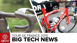 Aero Frames And Disc Brakes  Tour De France Tech [upl. by Ahcrop]