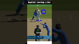 Realistic bowling action of Sraina in Cricket 24 shorts trending viralvideo short cricket [upl. by Nereil121]