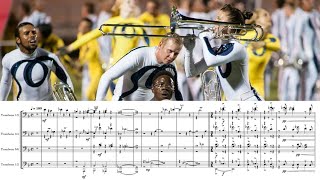 Bluecoats 2016  Down Side Up  Trombone Feature [upl. by Ecnerwal190]