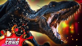 IndoRaptor Sings A Song Jurassic World Dinosaur Parody Rap [upl. by Lakin]