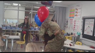 Military homecoming in Belton [upl. by Publia]