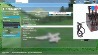 Microsoft Flight Simulator 2020Configurer son Joystick pour le vol [upl. by Aihsitan]