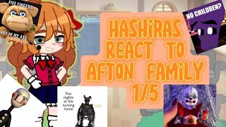 Hashiras React To Afton FamilyElizabeth Afton15My AU [upl. by Atirehc]