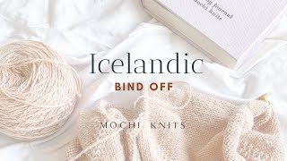 Cierre islándico Icelandic bind off [upl. by Carmelita430]