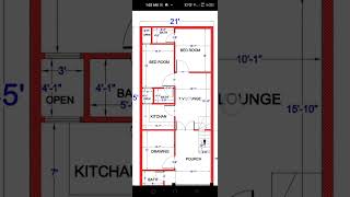 21x45 house plan [upl. by Eliath581]