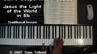 Video lesson quot Jesus the Light of the Worldquot in Eb [upl. by Aivul134]