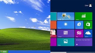 Upgrade Windows XP To Windows 8 Tutorial [upl. by Lani]